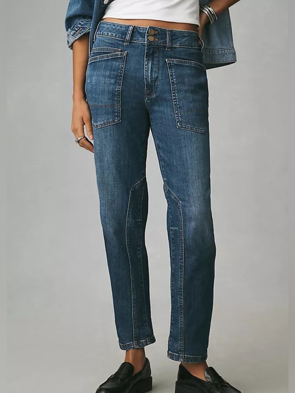 Anthropologie PILCRO The Wanderer Relaxed Denim Jeans Size 26